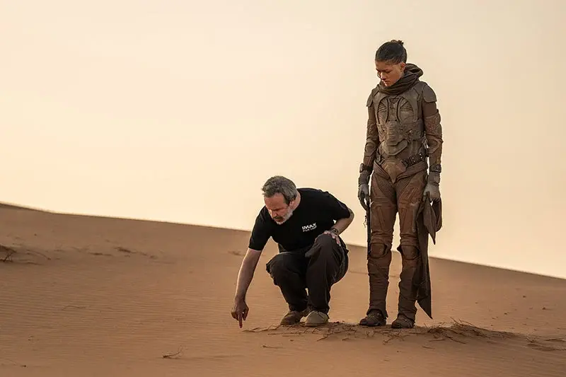 تصاویر پشت صحنه Dune 3 منتشر شد؛ بازگشت تیموتی شالامی و زندیا به آراکیس